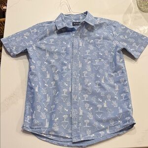Place Blue Cactus Print Kids' Shirt